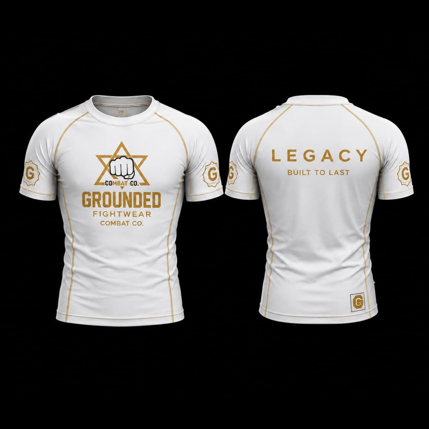 Grounded Legacy collection Rashguard short sleeve