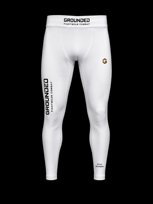 Grounded zero flow Performance Spats – white edition