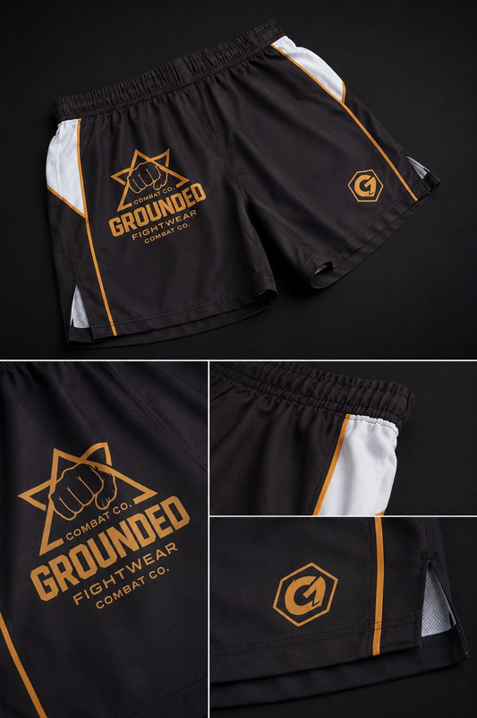 Grounded 2-in-1 Performance Shorts – Black Edition