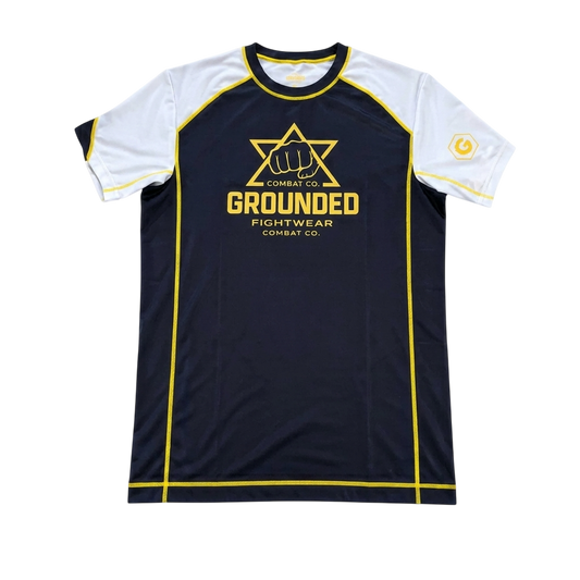 Grounded Performance Rashguard – Black & White Edition