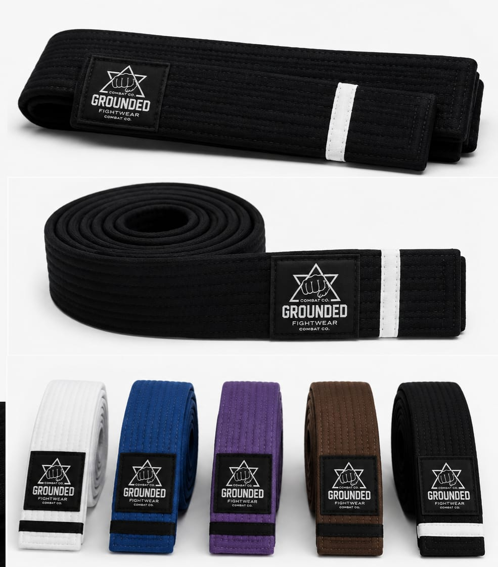 Grounded Adult Premium BJJ Belt