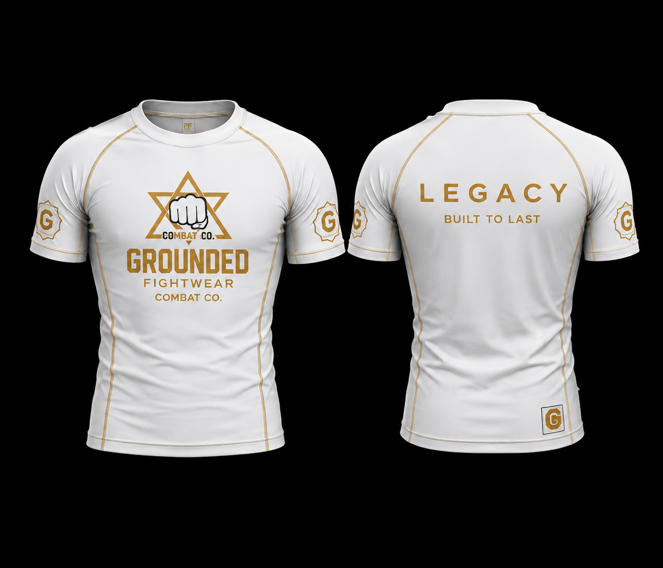 Grounded Legacy Collection – Rashguard & 2-in-1 Shorts