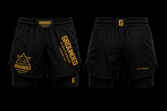 GROUNDED Zero FLOW  2-in-1  Shorts – Black Edition